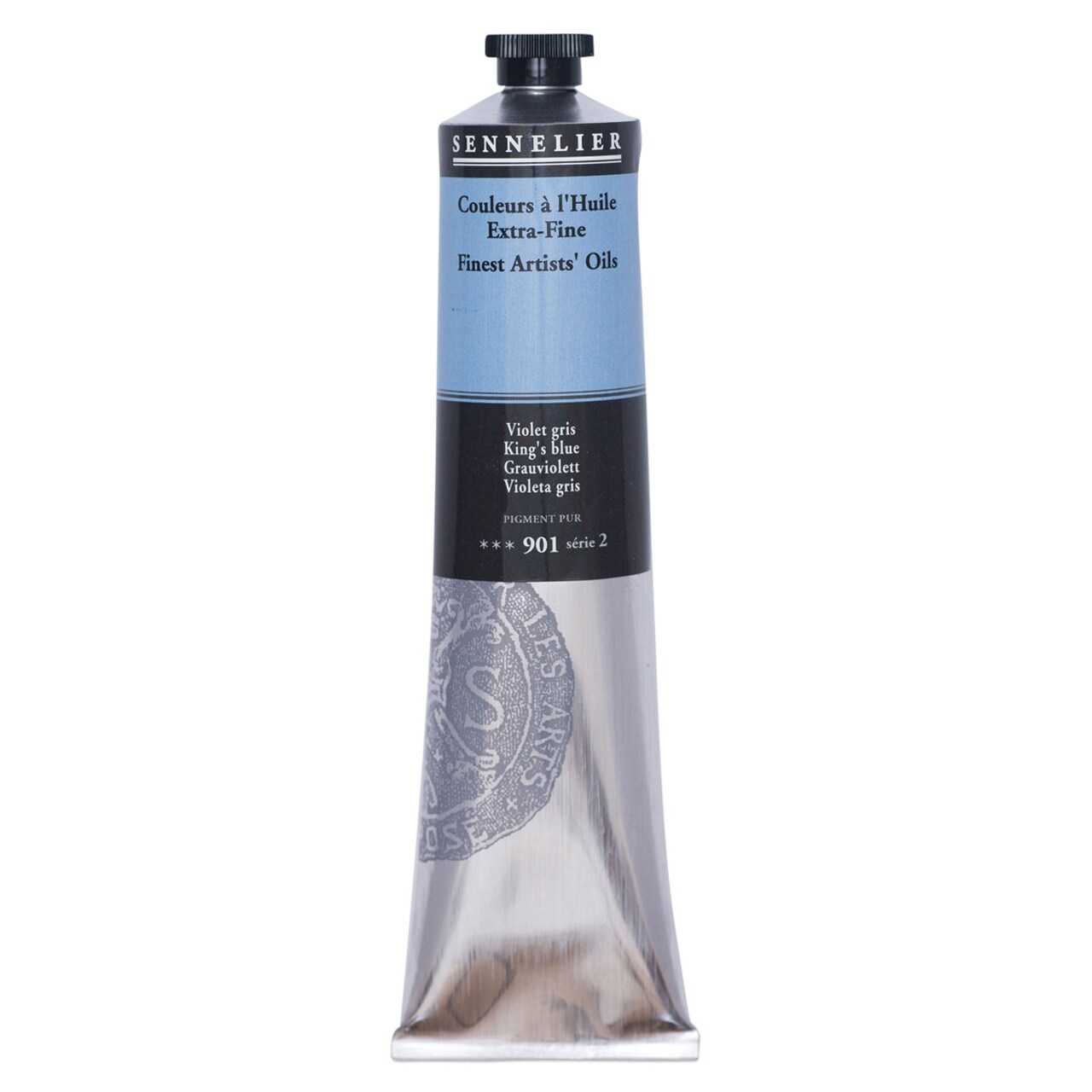 Sennelier Artists' Extra Fine Oil Paint - King's Blue, 200 ml tube
